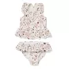 Costum de baie cu 2 piese cu protectie UV 50+ - Gia - Koala Flower - Nuuroo