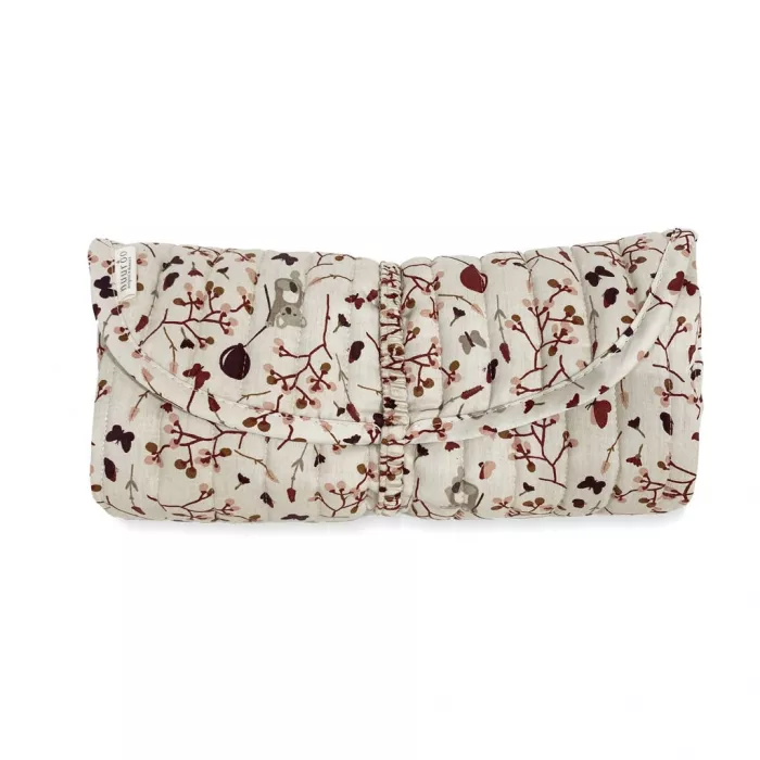 Salteluta portabila din bumbac organic pentru schimbat scutece - Rana - Koala Flower - Nuuroo Salteluta portabila din bumbac organic pentru schimbat scutece - Rana - Koala Flower - Nuuroo