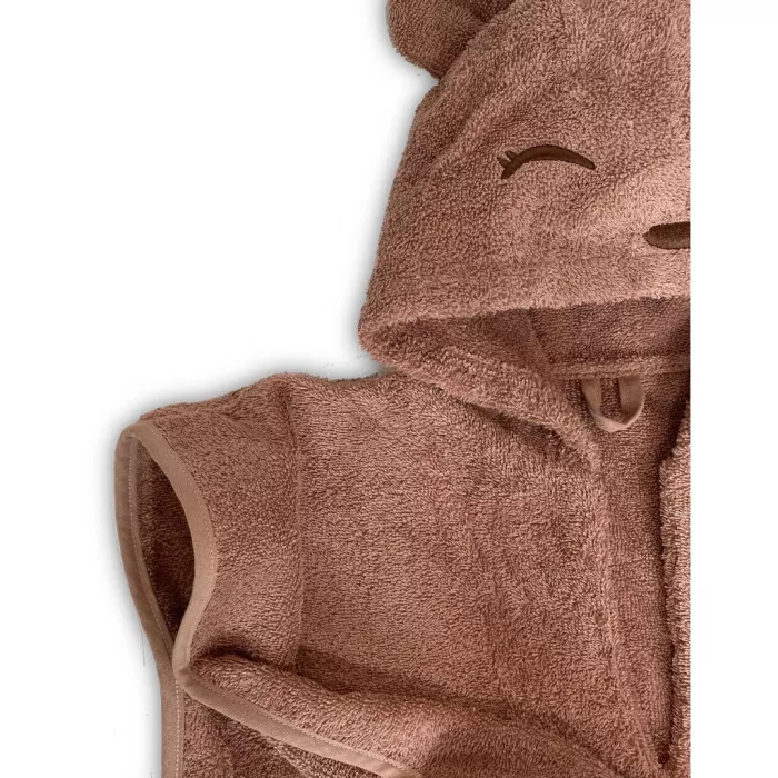 Poncho cu gluga din bumbac organic Adelin koala - Cork - Nuuroo