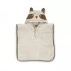 Poncho cu gluga din bumbac organic Adelin Koala - White Swan - Nuuroo