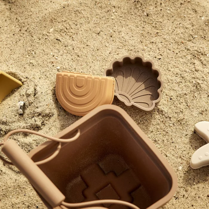 Jucarii pentru plaja din silicon Millan - Brown Color Mix - Nuuroo