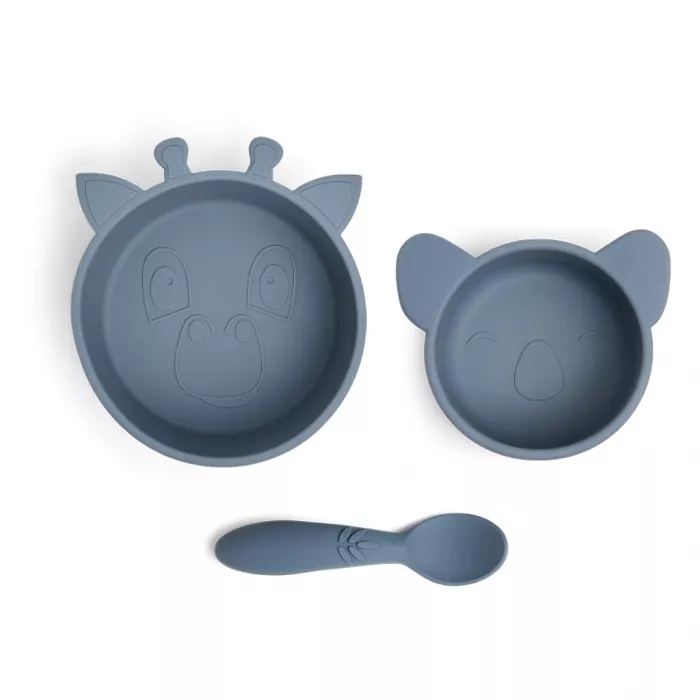 Set pentru masa copilului din silicon Eddy - Bering Sea - Nuuroo
