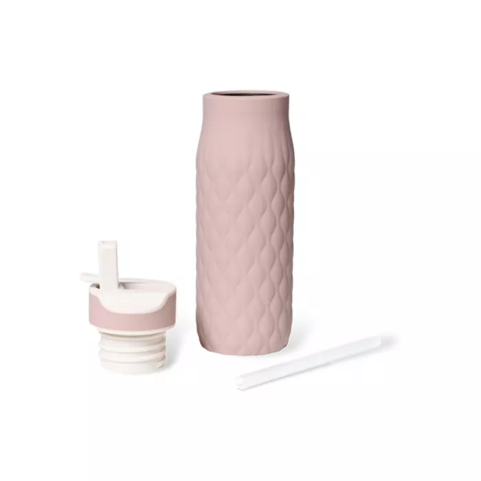Sticla din silicon Nima - 400 ml - Woodrose - Nuuroo