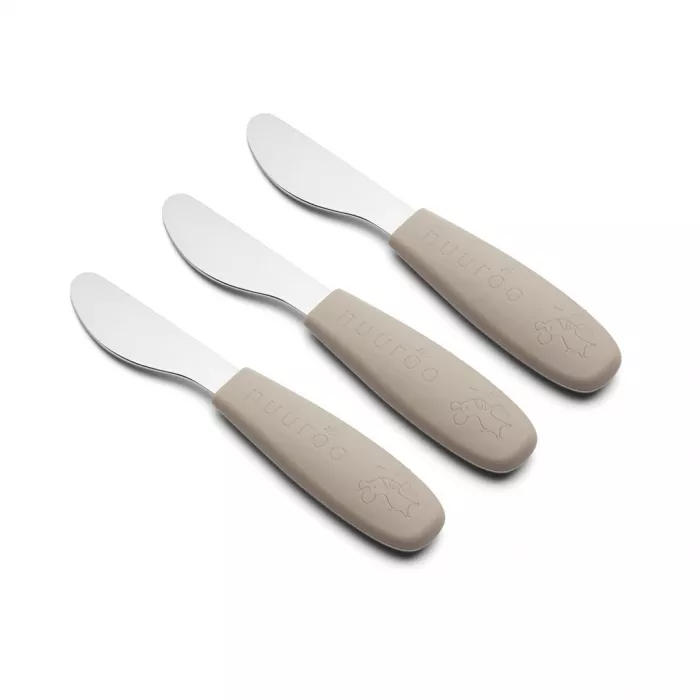 Cutit pentru copii - Set 3 piese - Harper - Cobblestone - Nuuroo