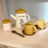 Set de ceai din silicon pentru copii - Sia - Cream Mix - Nuuroo