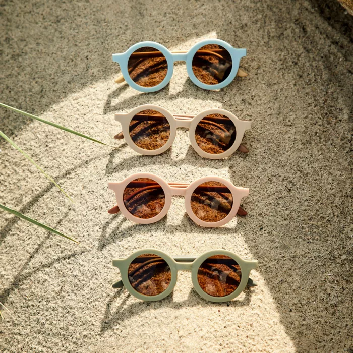 Ochelari de soare pentru copii cu protectie UV400 Anna - Dusty Blue - Nuuroo