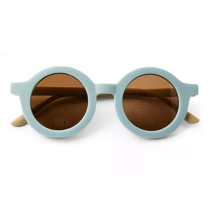 Ochelari de soare pentru copii cu protectie UV400 Anna - Dusty Blue - Nuuroo