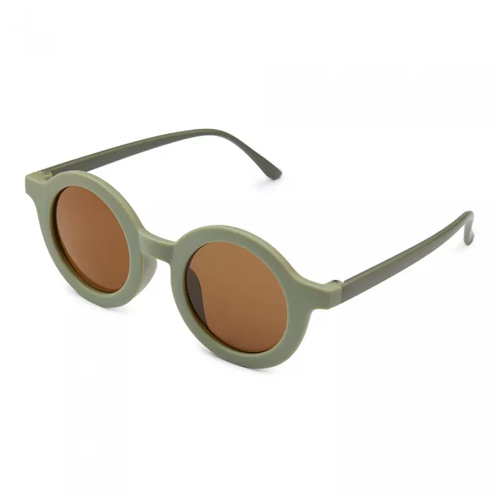 Ochelari de soare pentru copii cu protectie UV400 Anna - Dusty Green - Nuuroo