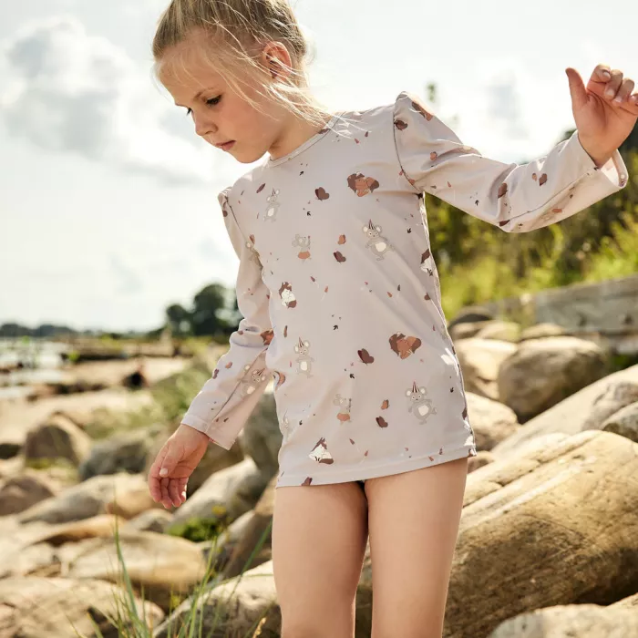 Bluza cu maneca lunga cu protectie UV 50+ - Anne - Unicorn - Nuuroo