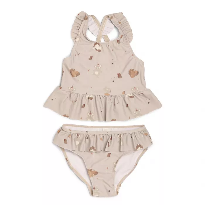 Costum de baie cu 2 piese cu protectie UV 50+ - Gia - Unicorn - Nuuroo