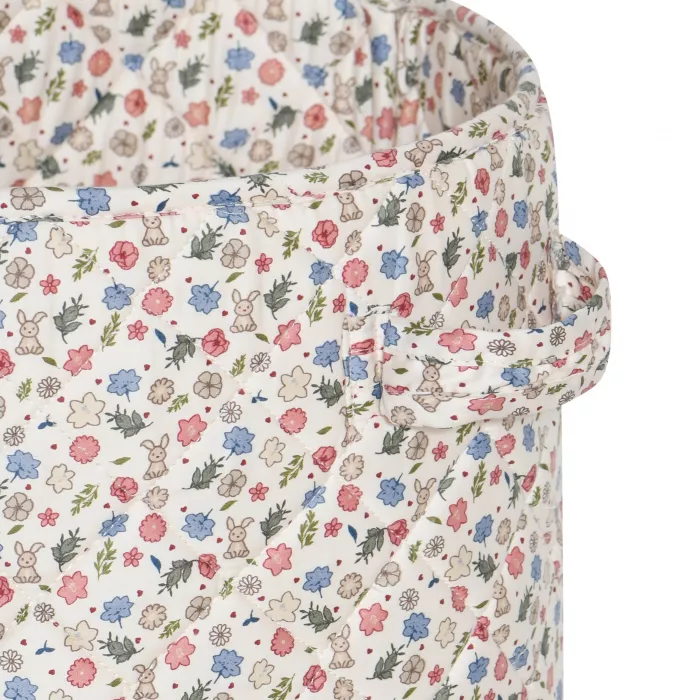 Cos de depozitare din bumbac organic Hunter - medium - Miniflower - Nuuroo
