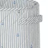 Cos de depozitare din bumbac organic Hunter mediu - Stripe Anchor - Nuuroo