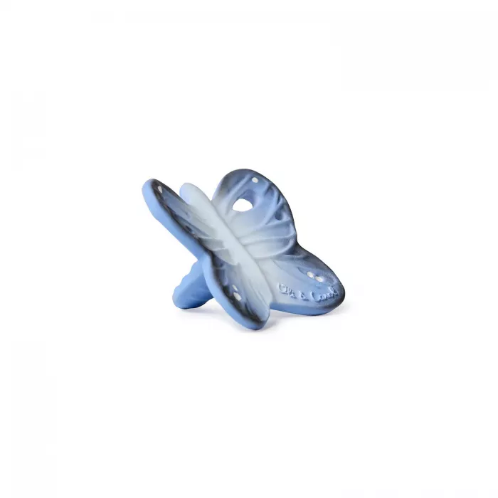 Jucarie de dentitie Blues the Butterfly din cauciuc natural - Oli & Carol