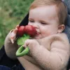 Zornaitoare si jucarie de dentitie Cherry din cauciuc natural - Oli & Carol