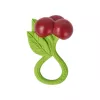 Zornaitoare si jucarie de dentitie Cherry din cauciuc natural - Oli & Carol