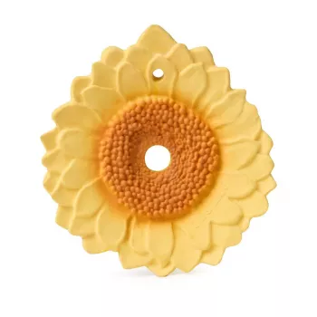 Jucarie de dentitie din cauciuc natural - Sunflower - Oli & Carol