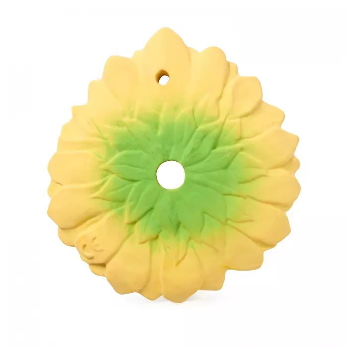 Jucarie de dentitie din cauciuc natural - Sunflower - Oli & Carol