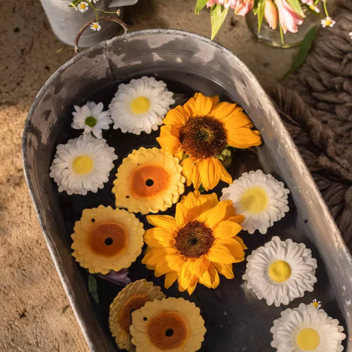 Jucarie de dentitie din cauciuc natural - Sunflower - Oli & Carol