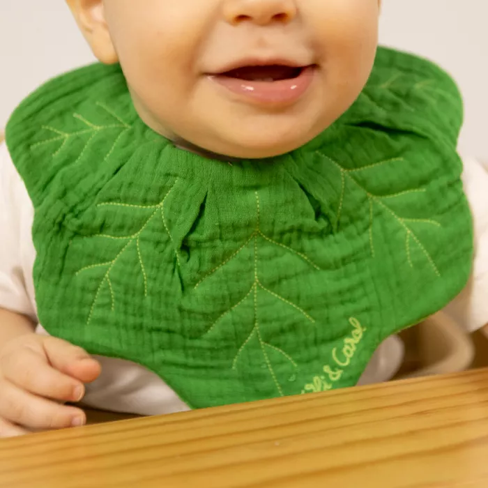 Baveta bandana din bumbac organic - Kendall The Kale  - Oli & Carol
