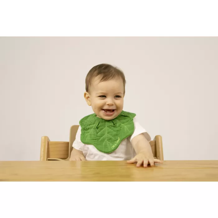 Baveta bandana din bumbac organic - Kendall The Kale  - Oli & Carol