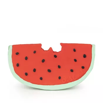 Jucarie de dentitie din cauciuc natural - Wally the Wattermelon - Oli & Carol