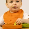 Baveta bandana din bumbac organic - Cathy The Carrot - Oli & Carol