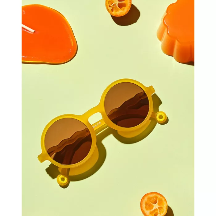 Ochelari de soare cu lentile polarizate - 1-3 ani - Citrus Garden - Citrus Yellow - Olivio & Co