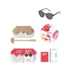 Ochelari de soare cu lentile polarizate - 12 ani+ - Clasic - Breakfast Art-Midnight Berry - Olivio & Co