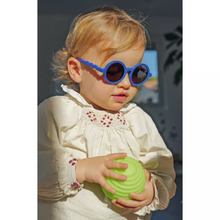 Ochelari de soare cu lentile polarizate - 0-18 luni - Clasic - Breakfast Art-Midnight Berry - Olivio & Co