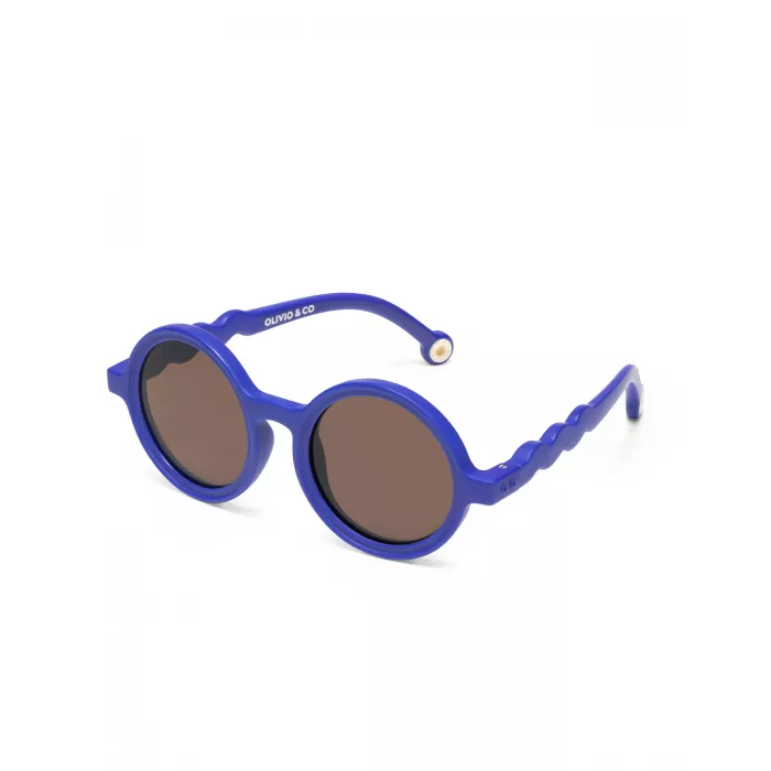 Ochelari de soare cu lentile polarizate - 1-3 ani - Clasic - Breakfast Art-Midnight Berry - Olivio & Co