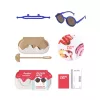 Ochelari de soare cu lentile polarizate - 1-3 ani - Clasic - Breakfast Art-Midnight Berry - Olivio & Co
