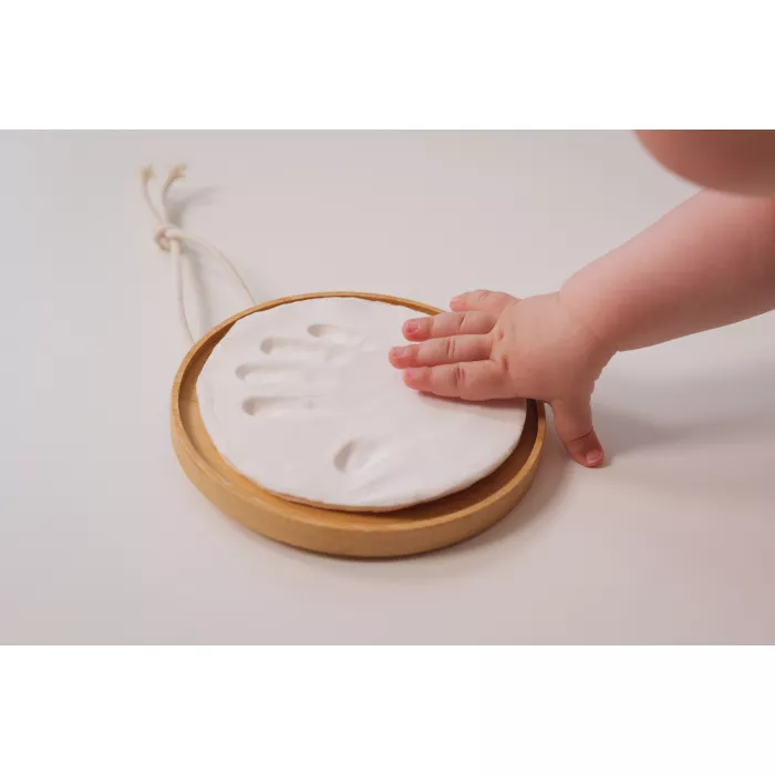 Kit amprenta cu rama din lemn rotunda - Keepsake - Petit Artichaut