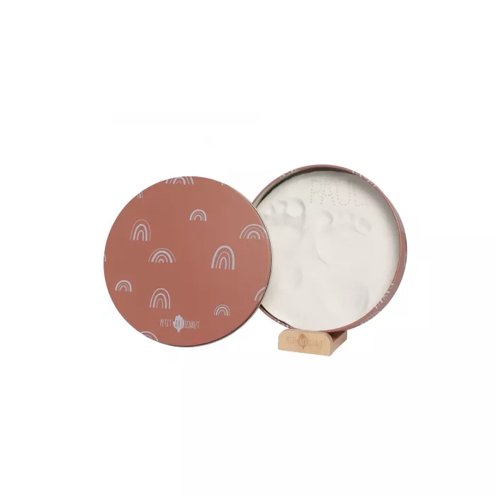 Cutie cu kit amprenta pentru bebelusi - Rainbow Terracotta - Petit Artichaut