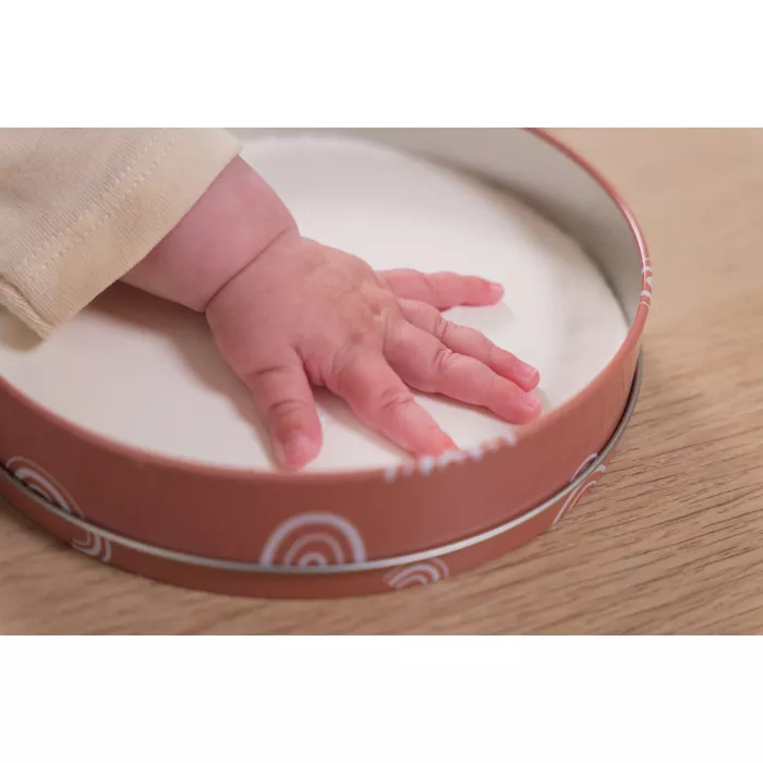 Cutie cu kit amprenta pentru bebelusi - Rainbow Terracotta - Petit Artichaut