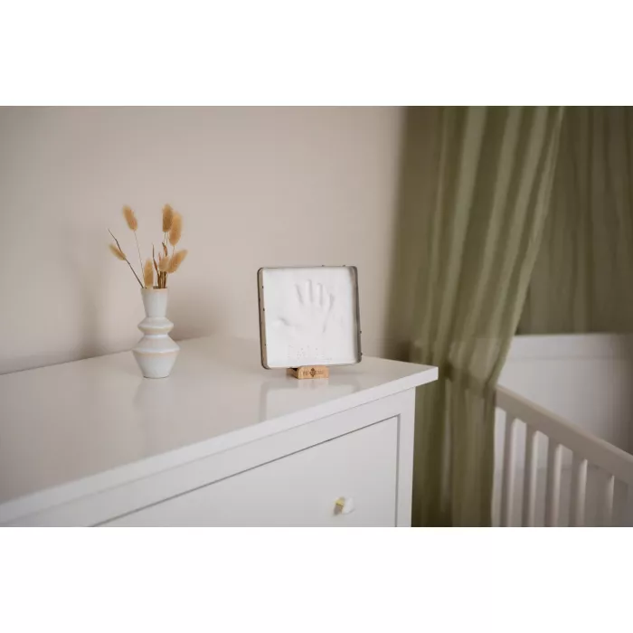 Cutie cu kit amprenta pentru bebelusi Square - PRETTY HEARTS - Petit Artichaut