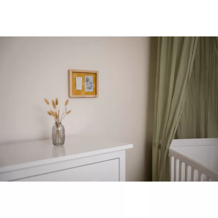 Rama cu kit amprenta pentru bebelusi - Classic Frame - Daisy Ochre - Petit Artichaut