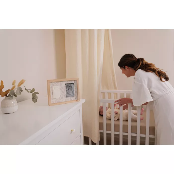 Rama cu kit amprenta pentru bebelusi - Classic Frame - Ivy Grey - Petit Artichaut