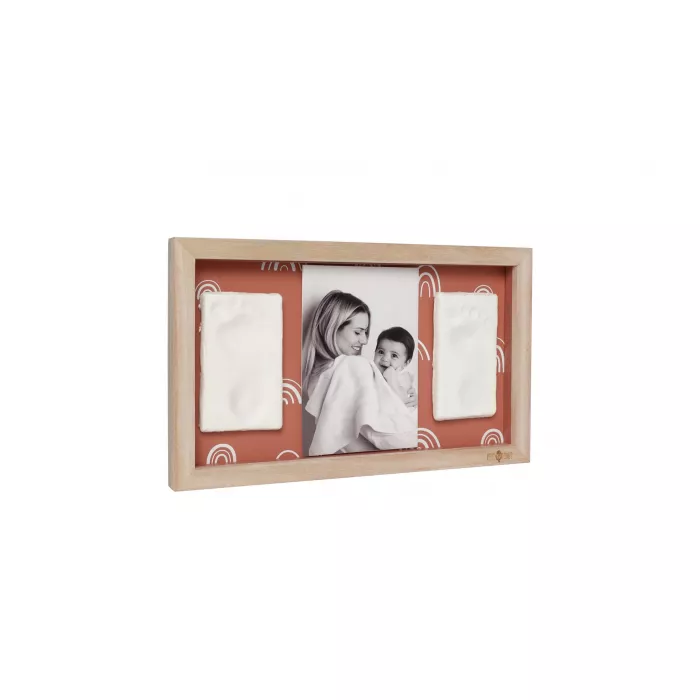 Rama foto cu Kit amprenta dublu - Rainbow Terracotta - Petit Artichaut