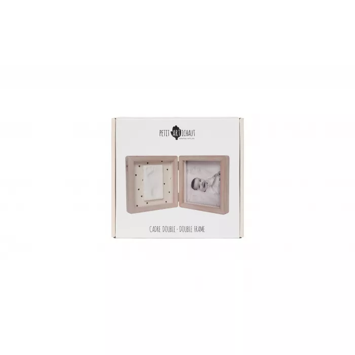Rama dubla cu Kit amprenta - PRETTY HEARTS - Petit Artichaut