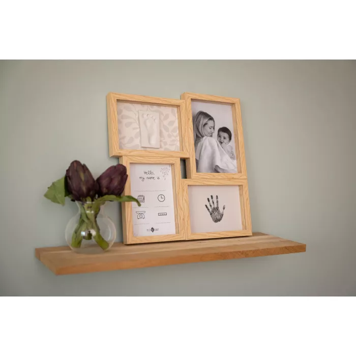 Rama foto cu Kit amprenta - PUZZLE - Ivy Grey - Petit Artichaut