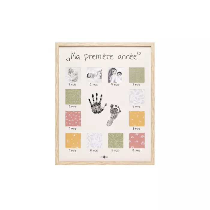Rama tablou cu kit amprenta - My First Year - Petit Artichaut