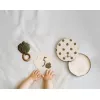 Set cadou cu kit amprentă și jucărie din bumbac organic pentru nou-născut - Petit Artichaut