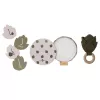 Set cadou cu kit amprentă și jucărie din bumbac organic pentru nou-născut - Petit Artichaut