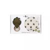 Set cadou cu kit amprentă și jucărie din bumbac organic pentru nou-născut - Petit Artichaut