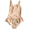 Costum de baie pentru copii cu protectie UV 50+ - Zoe - Flower Bird - Petú Petú Costum de baie pentru copii cu protectie UV 50+ - Zoe - Flower Bird - Petú Petú