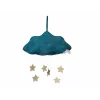 Nor decorativ cu stelute aurii - albastru - PICCA LOULOU Nor decorativ cu stelute aurii - albastru - PICCA LOULOU