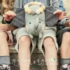 Jucarie textila in cutie cadou - Elefant cu coronita din pompoane - PICCA LOULOU Jucarie textila in cutie cadou - Elefant cu coronita din pompoane - PICCA LOULOU