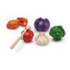 Set de 5 legume din lemn pentru feliat - Plan Toys Set de 5 legume din lemn pentru feliat - Plan Toys