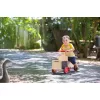 Masinuta ride-on din lemn cu depozitare - Plan Toys