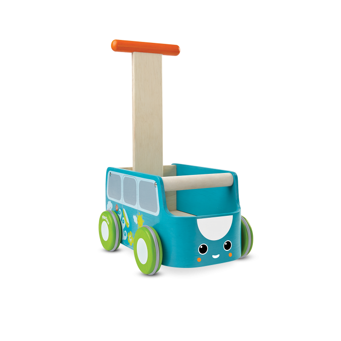Antemergator din lemn cu depozitare - Van - Plan Toys Antemergator din lemn cu depozitare - Van - Plan Toys